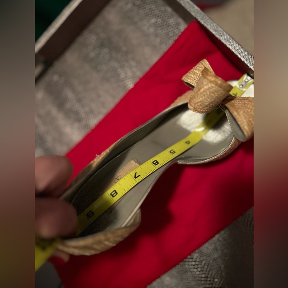 Valentino Size 7.5 Raffia heels - Picture 15 of 15